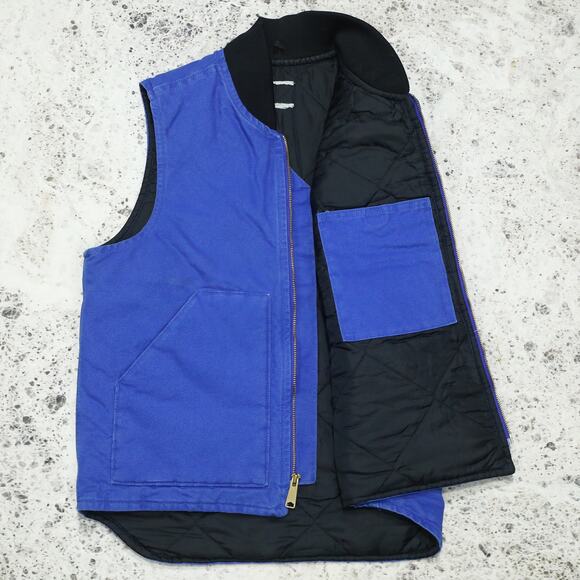 Vintage Carhartt 101000 433 Kentucky University Blue Arctic Vest Size Medium - Picture 2 of 11